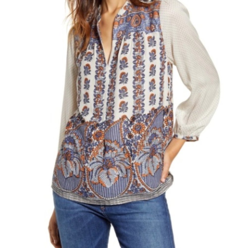 Lucky Brand Rami Boho top - Picture 2 of 7